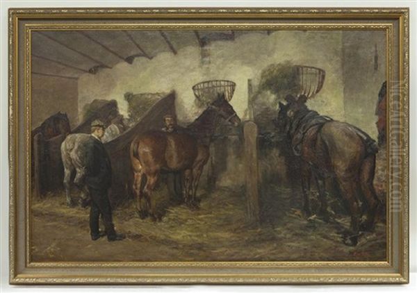 Untitled (stable Master With Horses) - view 1