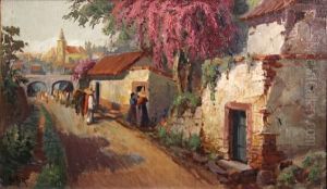 Mexican Village by Arthur William Best