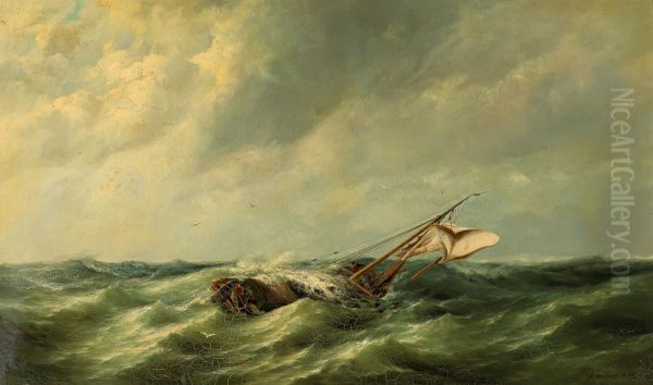 Fishing Boat In Rough Seas - view 1