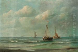 The Unloading Of The Bomschuiten by Rein Miedema