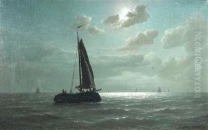 Sailing Ships At Night