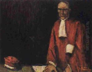 Portrait Of A Judge by Eugene van Mieghem