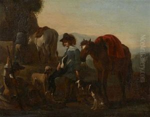 Halte De Chasse by Jan Miel