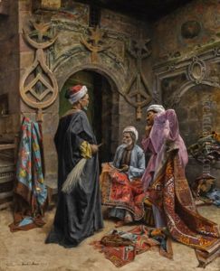 The Carpet Seller by Leopold Alphons Mielich