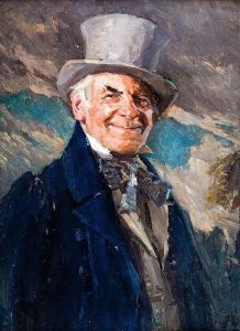 Portret Mezczyzny W Cylindrze by Hans Best