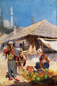 Orientalische Marktszene