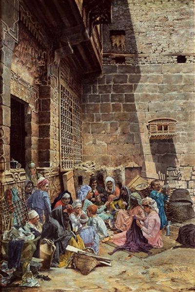 Im Hof Eines Hauses In Kairo - view 1