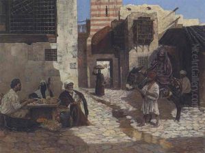 Orientalische Altstadtstrase by Leopold Alphons Mielich