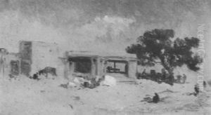 Orientalische Landschaft by Leopold Alphons Mielich