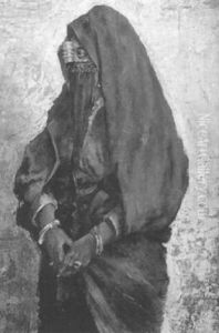 Tuareg-frau by Leopold Alphons Mielich