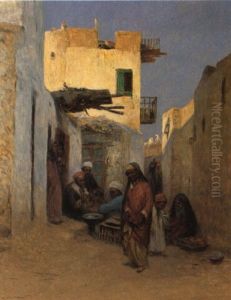 Orientalische Strasenszene