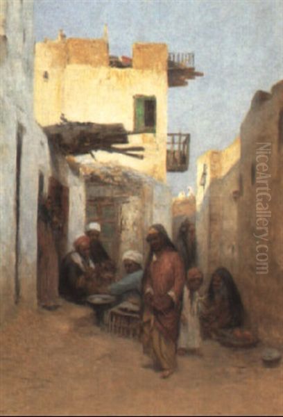 A Street Scene In Deuerdache, Near Cairo - view 1