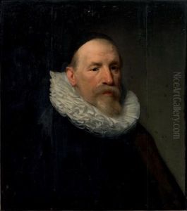 Portrait D'homme A La Collerette