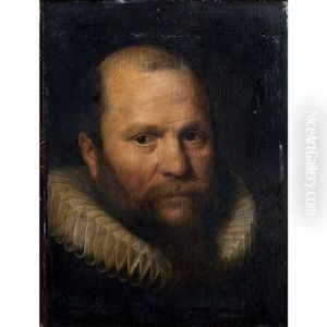 Portrait D"homme A La Collerette