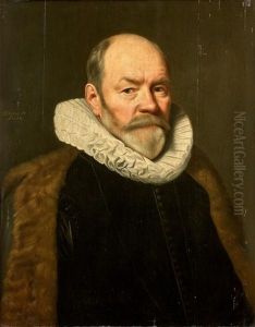 Portrait De Paulus Cornelisz Van Beresteyn (1548-1625), Bourgmestre De Delft by Michiel Jansz. van Mierevelt