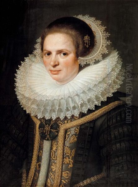 Portrait Of A Flemish Lady - view 1
