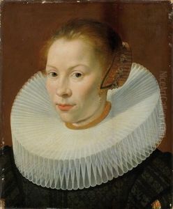 Bildnis Einer Edeldame Mit Spitzenkragen Bildnis Einer Edeldame Mit Spitzenkragen