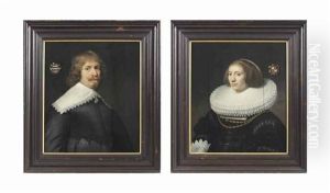 Portrait Of Jan Van Der Haer (1609-1665); Portrait Of Levina Ockers (1607-1678) (2 Works)