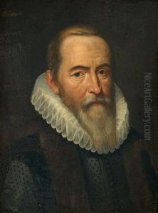 Portrait Des Staatsmannes Johan Van Oldenbarnevelt (1547 - 1619)