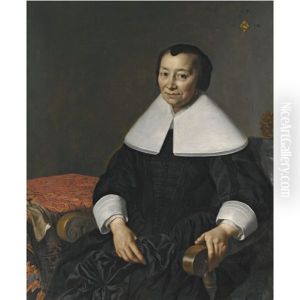 Portrait Of A Woman, Seated In A Chair
