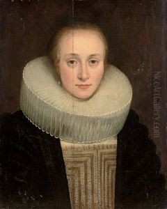 Portrait Of A Lady In A White Ruff by Michiel Jansz. van Mierevelt