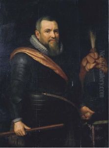 Ritratto Di Willem Lodewijk, Graaf Van Nassau, Con Bastone Di Comando