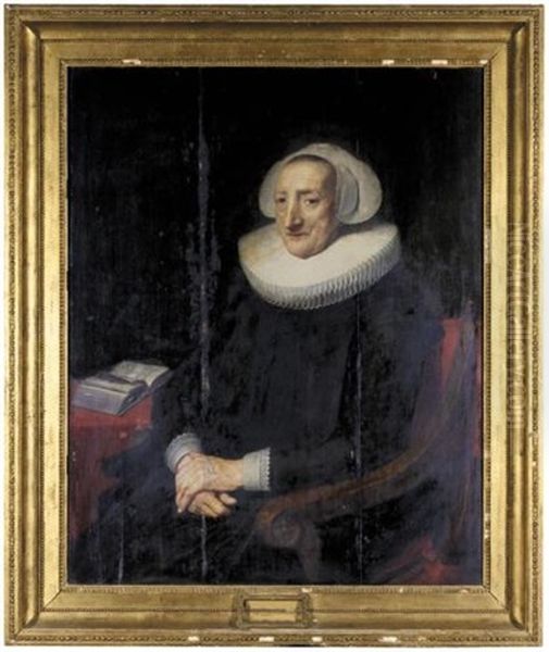 Portrait Of A Lady, Aged 78, With A Ruff And Bonnet - view 1