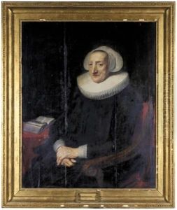 Portrait Of A Lady, Aged 78, With A Ruff And Bonnet by Michiel Jansz. van Mierevelt