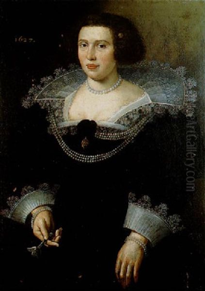 Portrait De Femme Au Collier De Perles - view 1