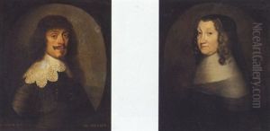 Landgrevinden Og Landgreven Af Hessen by Michiel Jansz. van Mierevelt