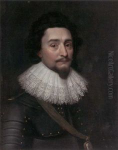 Portrait Of The King Frederick V Of Bohemia, The Winter King, In Armour With The Riband And The Lesser George Of The Order Of The Garter