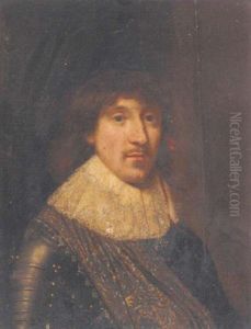 Portrait Of Christian, Duke Of Brunswick, In Armour With A White Lace Collar