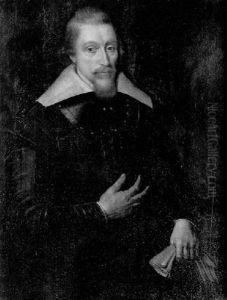 Portrait D'homme Tenant Ses Gants by Michiel Jansz. van Mierevelt