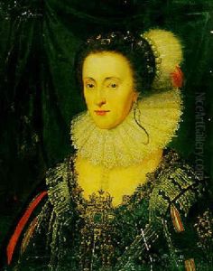 Portrait Of Queen Elizabeth Of Bohemia