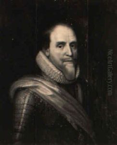 Portrait Of Prince Maurits Of Orange, Half Length, Wearing Armour