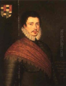 Portrait Of Sir Thomas Wenman by Michiel Jansz. van Mierevelt