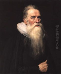 Portrait Of A Bearded Man by Michiel Jansz. van Mierevelt