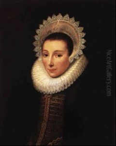 Portrait Of A Lady by Michiel Jansz. van Mierevelt