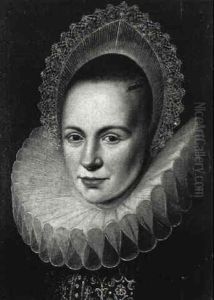 Portrait De Jeune Femme A La Coiffe De Dentelle