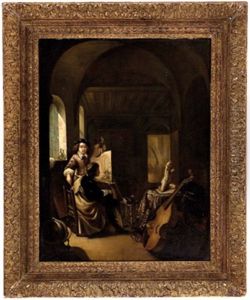 Der Kenner In Der Werkstatt Des Kunstlers