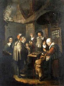 The Charlatan, A Quack Selling His Wares (by Luciano Fiorucci)