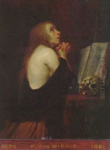 Den Bedjande Magdalena by Frans van Mieris