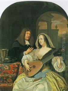 The Music Lesson by Frans van Mieris