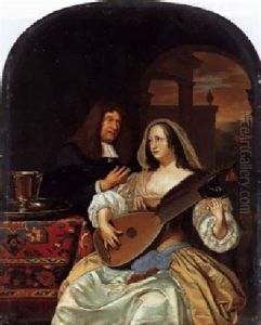 Die Musiklektion by Frans van Mieris