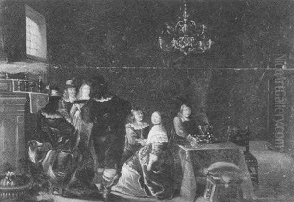 Interior With Figures - view 1