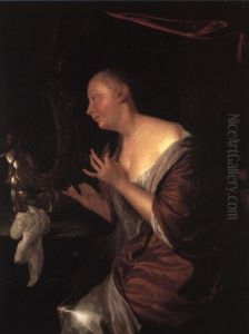 Young Lady At Her Toilet