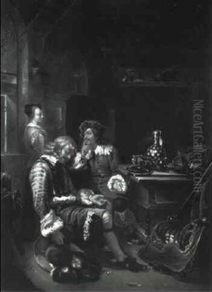 An Officer Asleep In An Inn - view 1