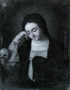 Die Bussende Magdalena by Frans van Mieris