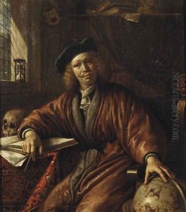 The Astronomer by Frans van the Younger Mieris