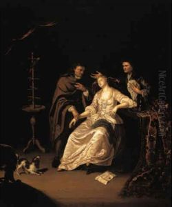 Doctor Tending A Swooning Girl